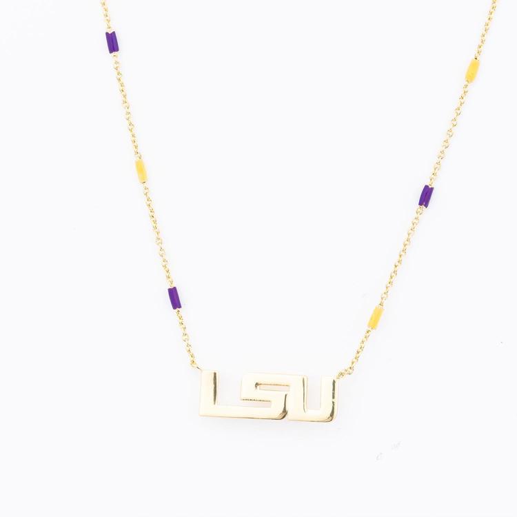 MM - LSU Pendant Necklace