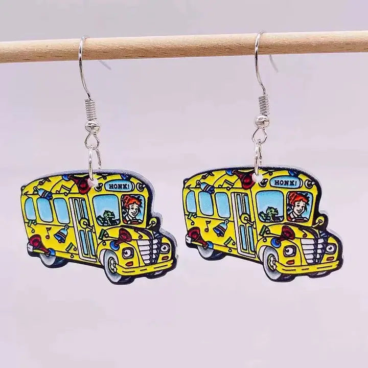 Frizzle Style Drop and Dangle Earrings