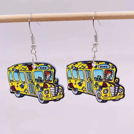 Frizzle Style Drop and Dangle Earrings