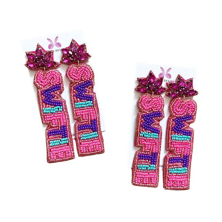 Pink Swiftie Earrings