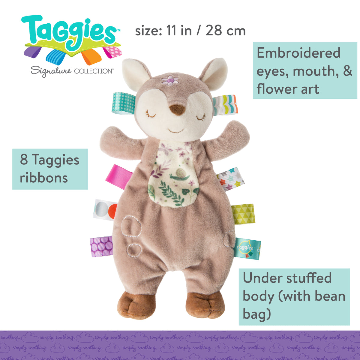 Taggies Flora Fawn Lovey