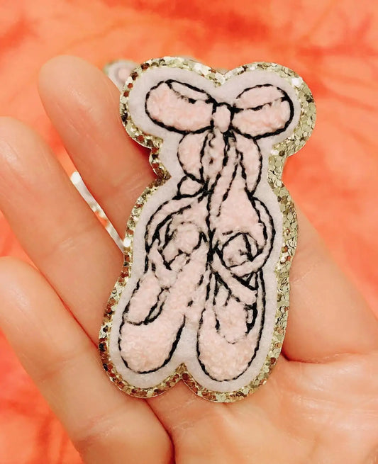 Adhesive chenille Ballet patch