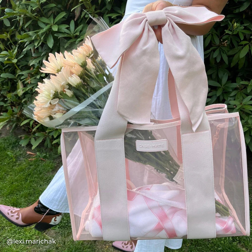 Case-Mate : Ballet Pink Bow Jelly Tote