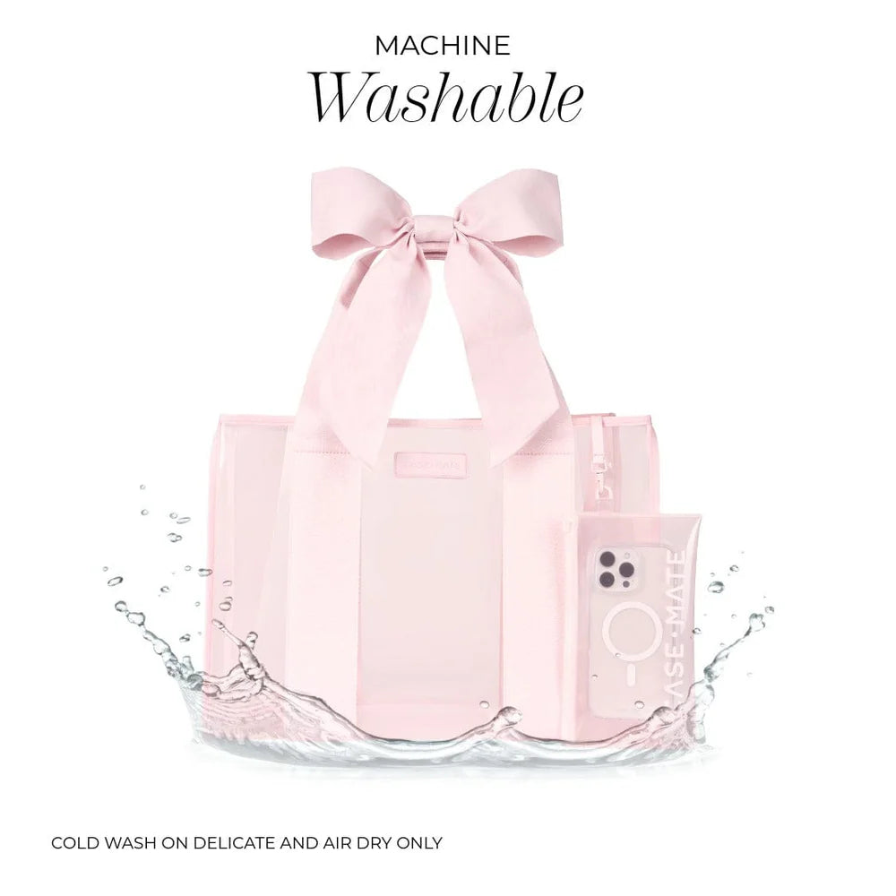 Case-Mate : Ballet Pink Bow Jelly Tote