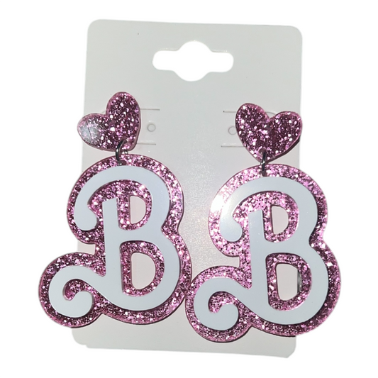 Barbie Acrylic Earrings