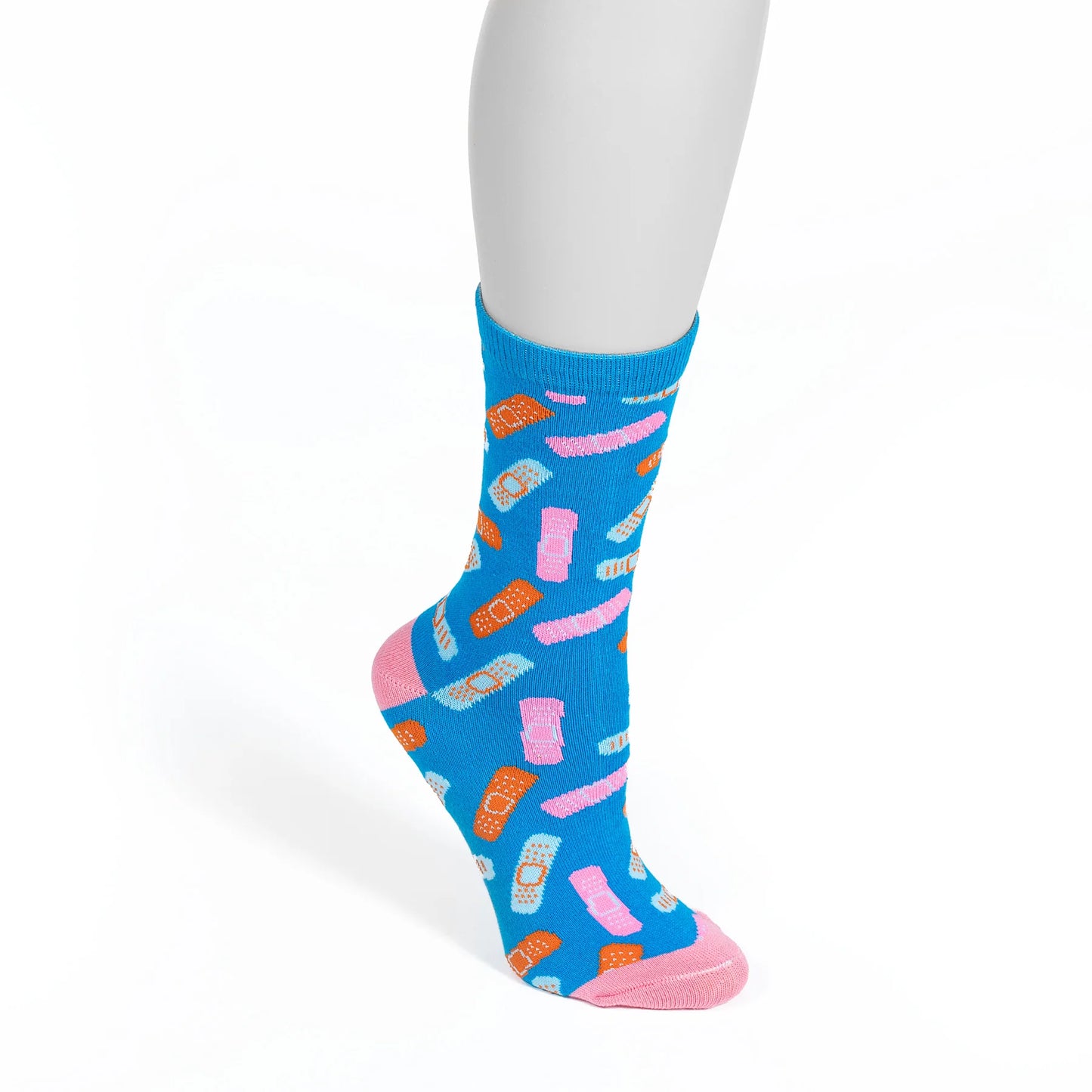 Nurseology - Blue Bandaid Socks