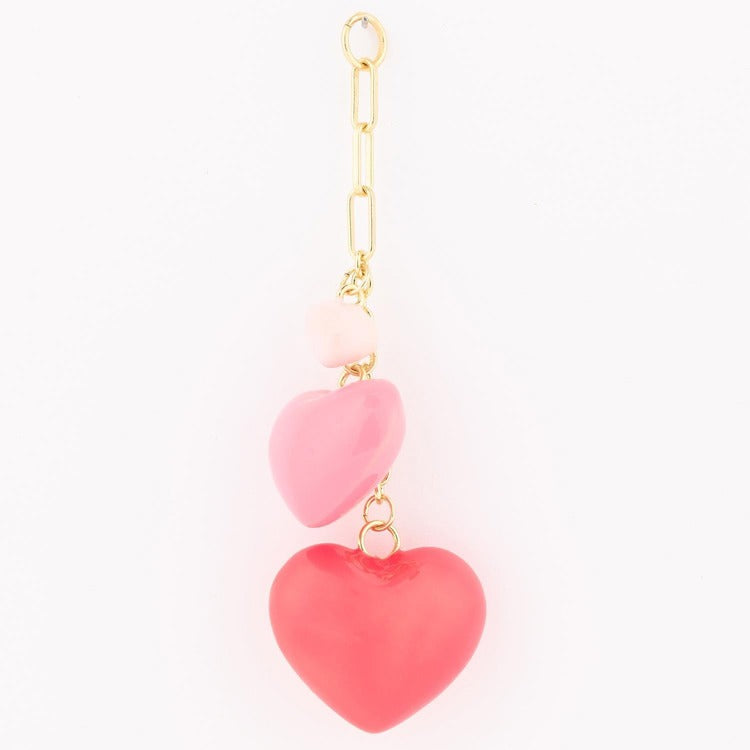 MM - Bubble Hearts Bag Charm