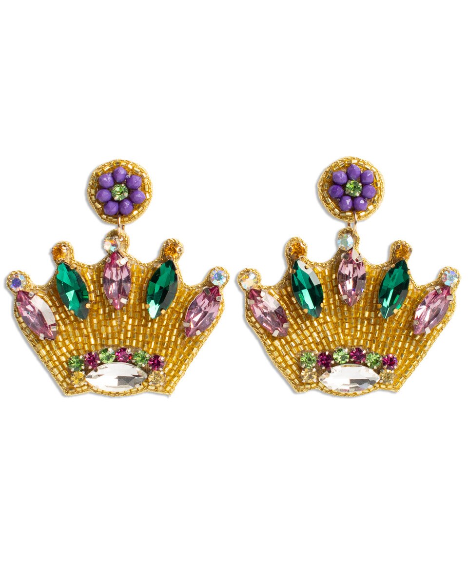 TRS - Carnival Queen Beaded Earrings