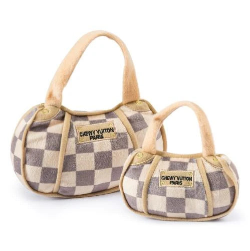 Extra Large Checker Chewy Vuiton Handbag - Ascension Golf Carts, LLC