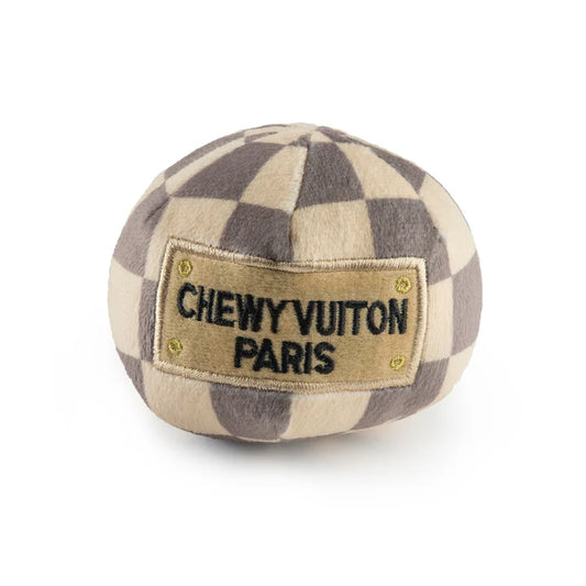 Small Check Chewy Vuiton Plush Ball Toy - Ascension Golf Carts, LLC