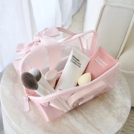 Case-Mate: Jelly Cosmetic Bag - Ballet Pink Bow