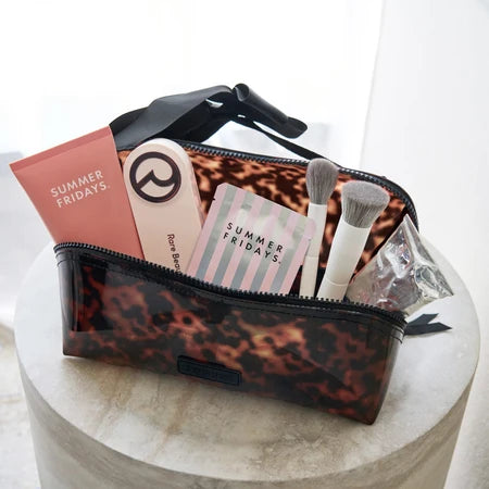Case-Mate: Jelly Cosmetic Bag - Tortiseshell Bow
