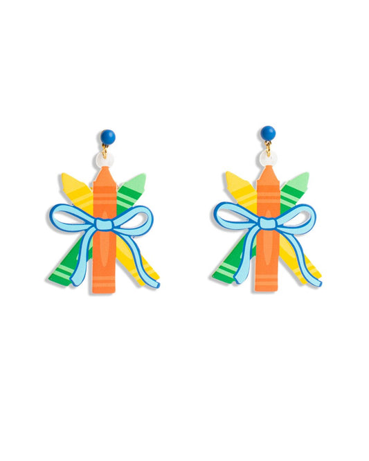 TRS - Crayon Acrylic Earrings