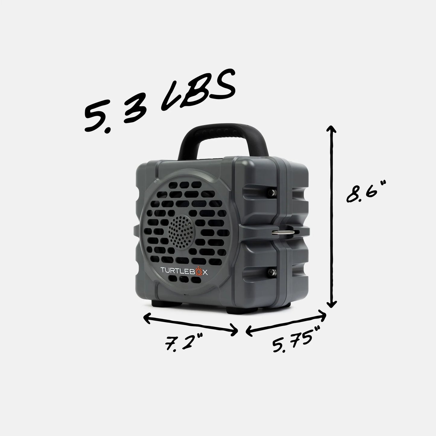 TURTLEBOX - The Cub - Gray