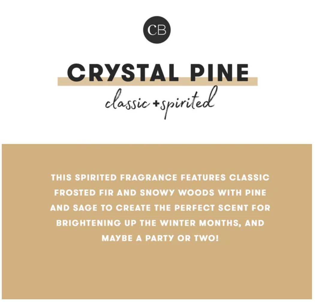 Capri Blue - 19oz. Pattern Play Crystal Pines Candle