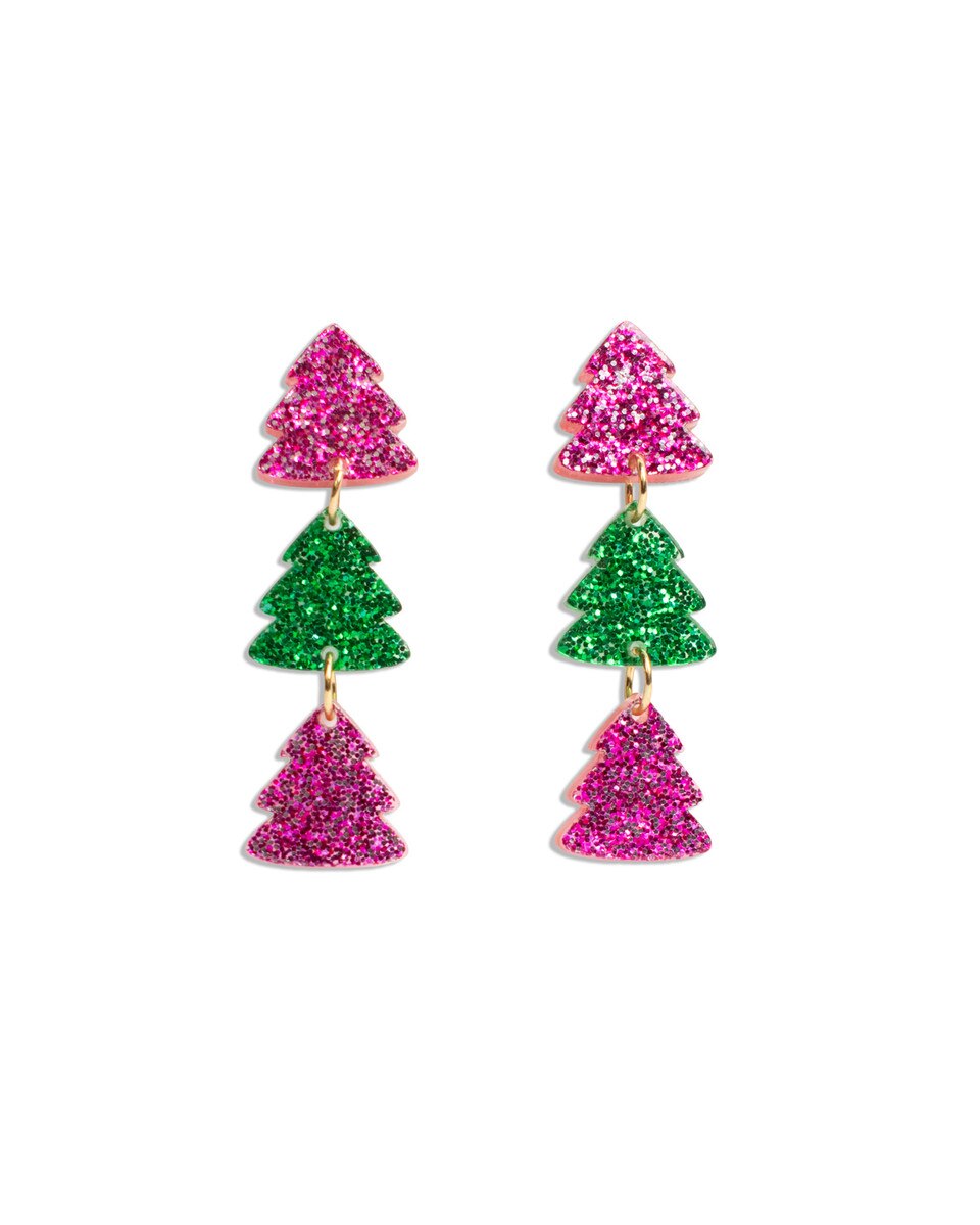 TRS - Festive Tree Earrings