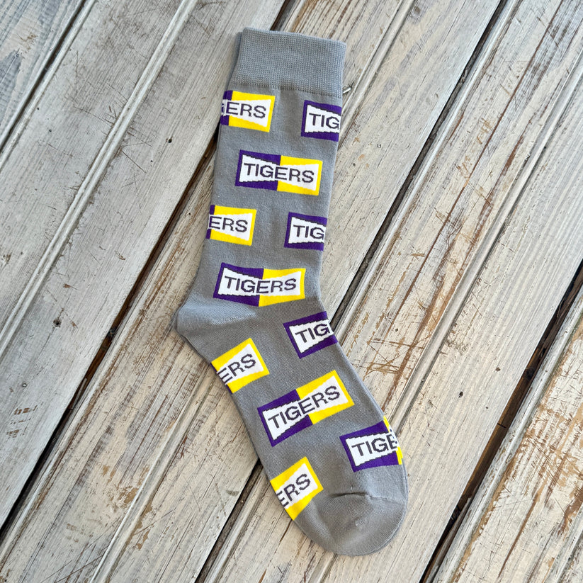 Tigers Two-Tone Socks