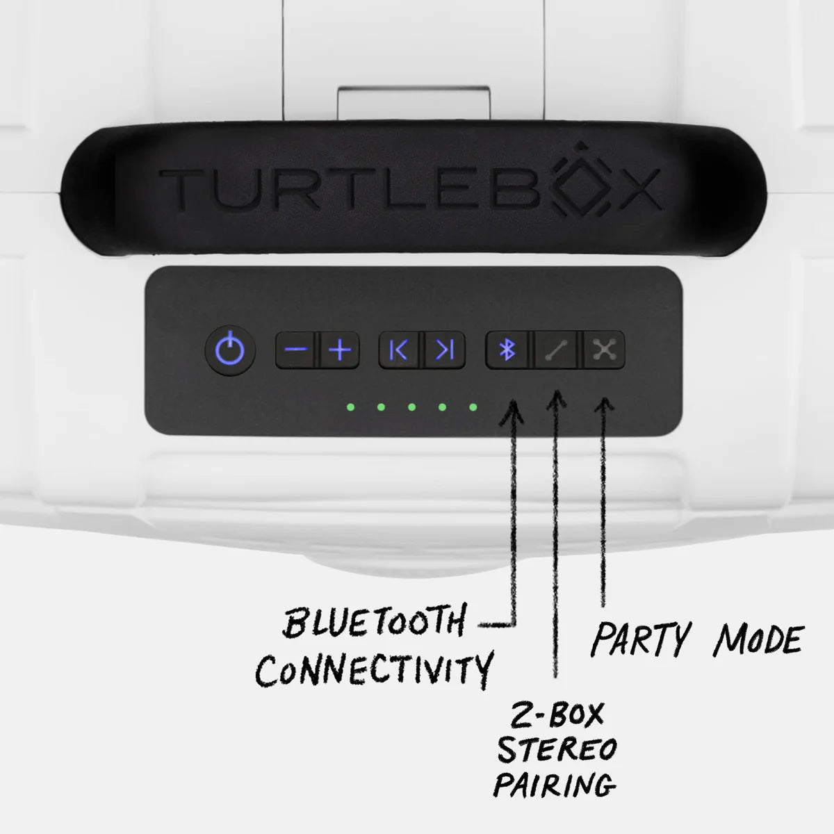 TURTLEBOX - White & Black (Original Gen 3) Speaker