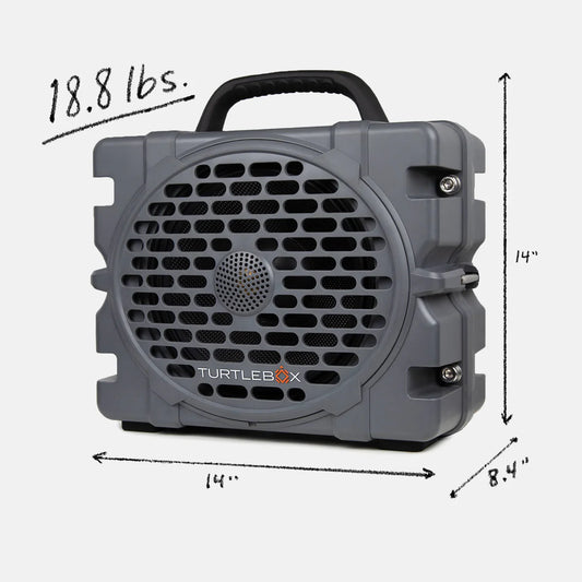 TURTLEBOX - Gray Grande Speaker