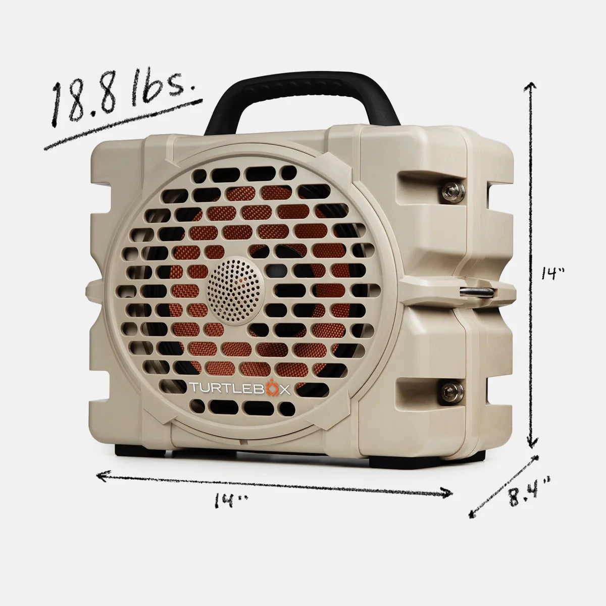 TURTLEBOX - Tan Grande Speaker