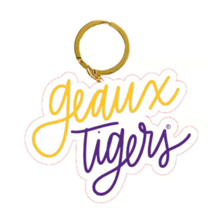 MS - Geaux Tigers Acrylic Keychain