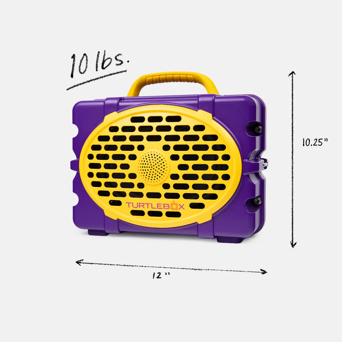 TURTLEBOX - Purple & Gold Gameday Edition (Original Gen 3) Speaker