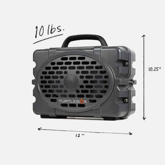 TURTLEBOX - Gray (Original Gen 3) Speaker