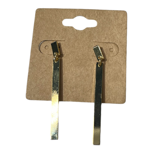 Gold Bar Earrings