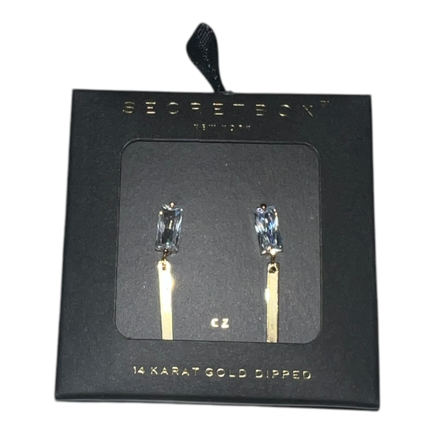 Gold Bar Earrings
