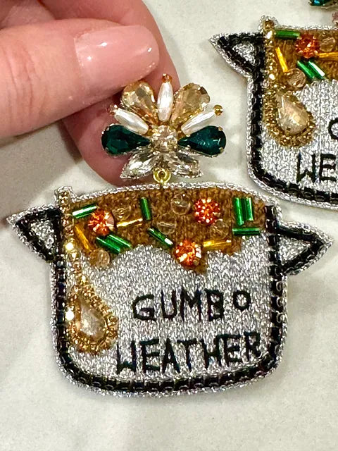 Gumbo Weather Beaded Earrings