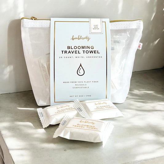Blooming Travel Towel - 1 Pack (20 ct)