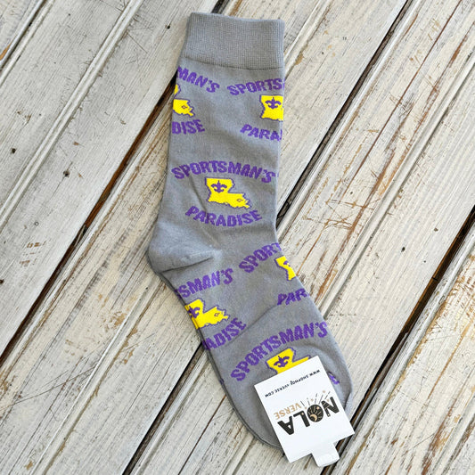 LSU "Sportsman's Paradise" Socks