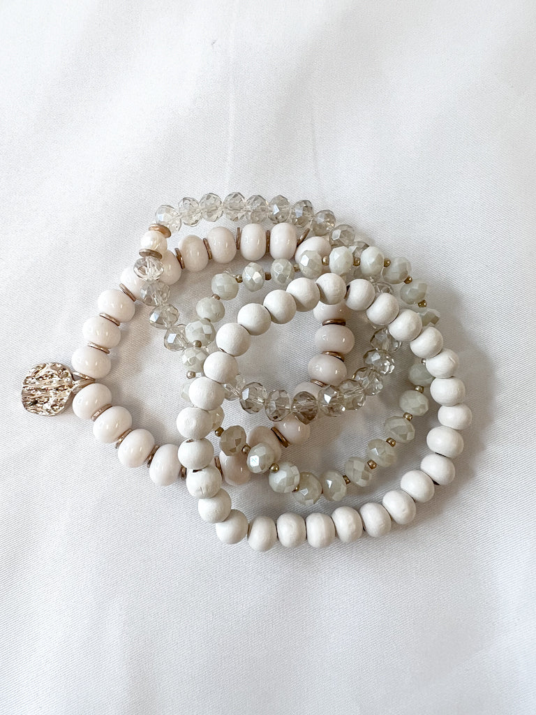 Ivory Allie Bracelet Stack - Ascension Golf Carts, LLC