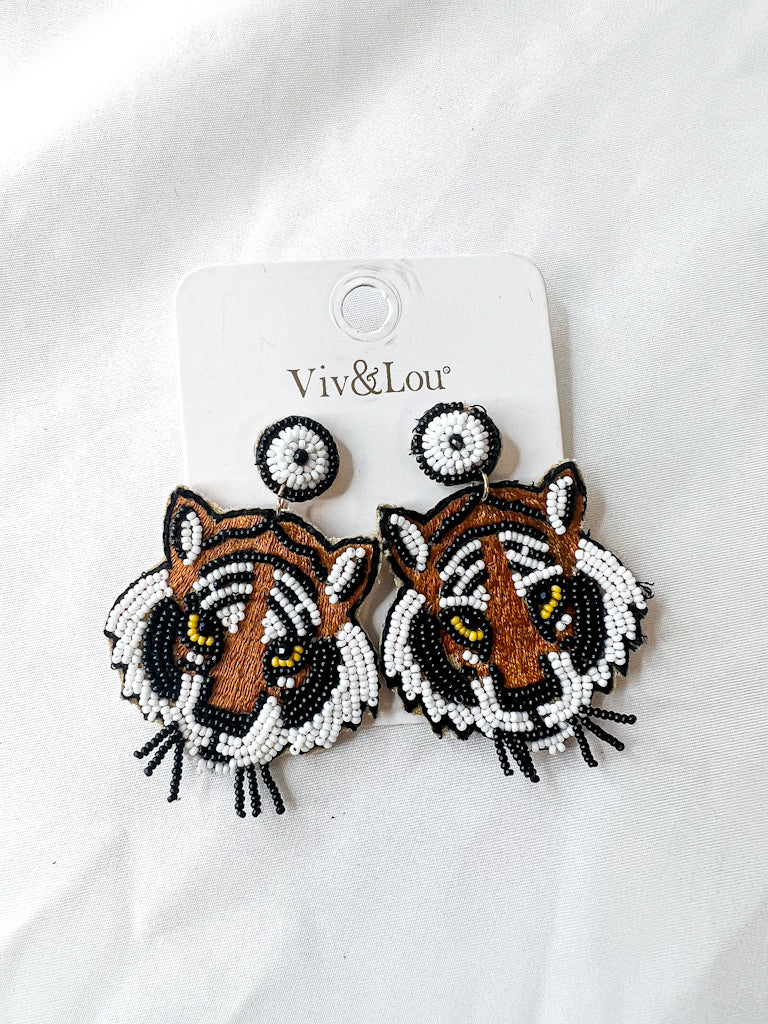 Tiger  Earrings