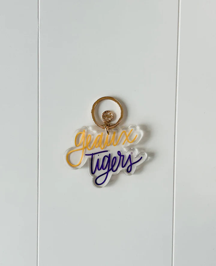 MS - Geaux Tigers Acrylic Keychain