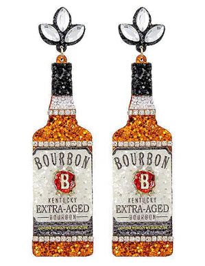 Bourbon Glitter Earrings