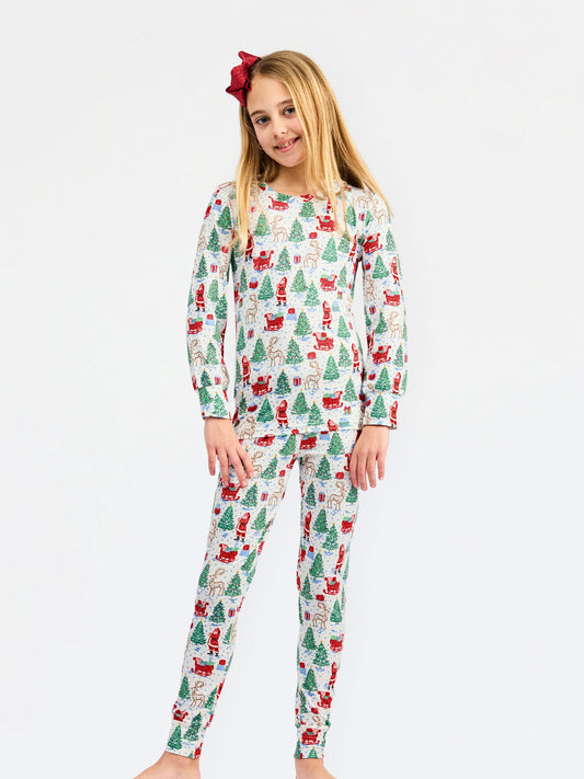 MS - Annie Kids PJ Set (LSP) - Tidings Toile