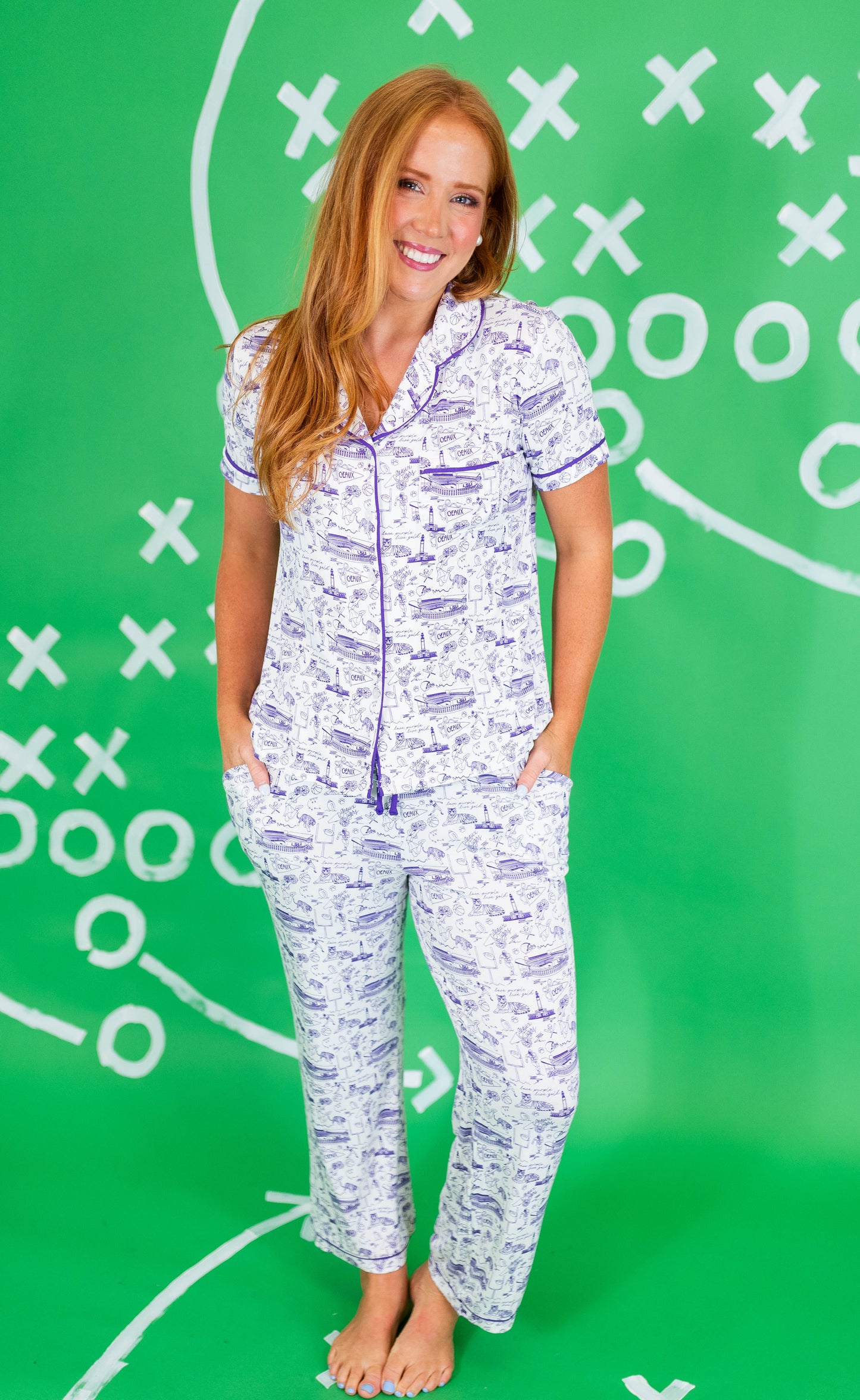 MS - Charlotte LSU Pajamas