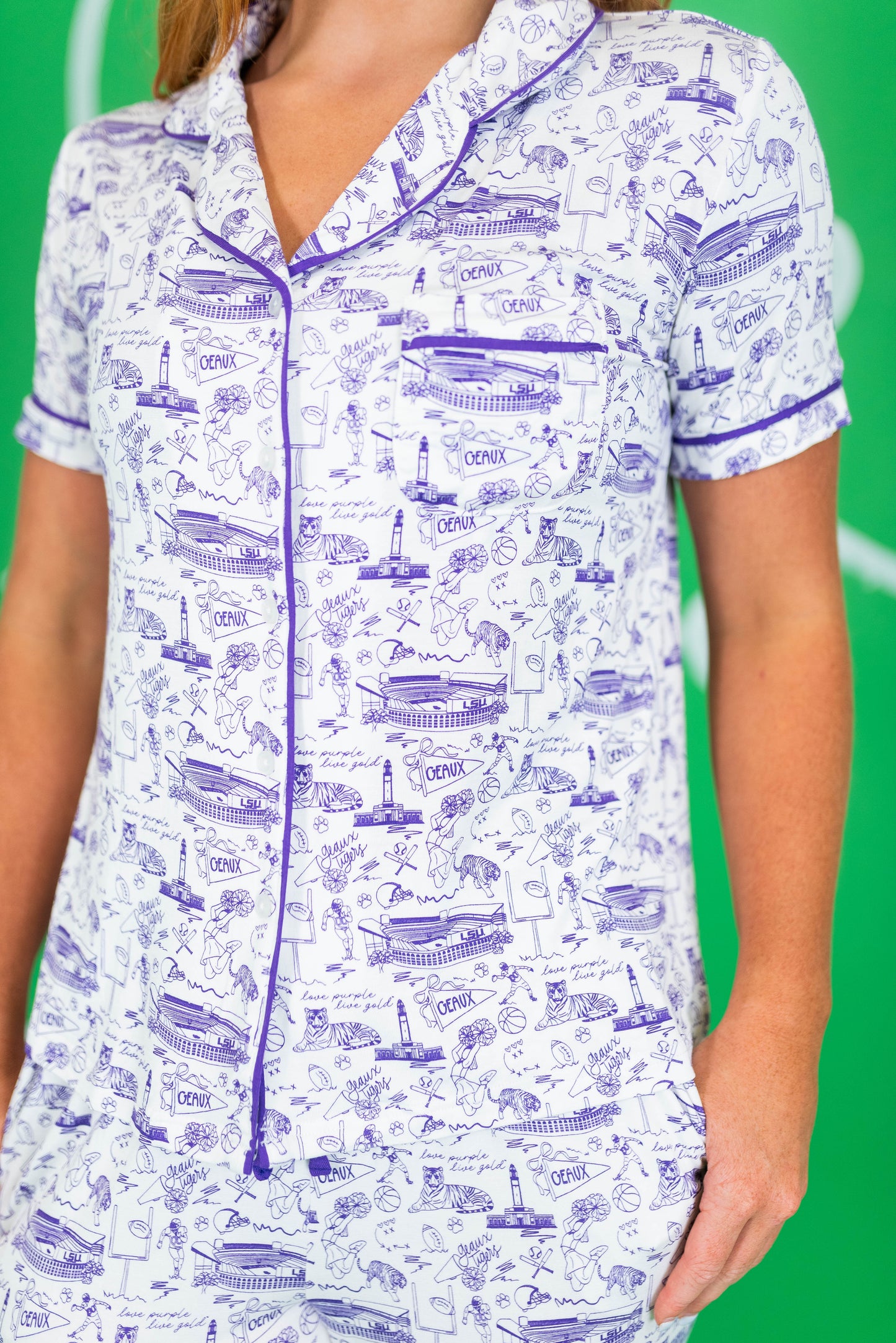 MS - Charlotte LSU Pajamas