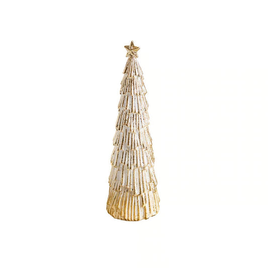 MS - Large Snowy Tree Figurine