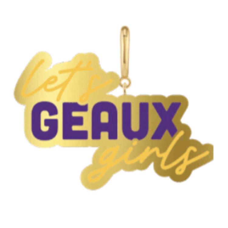 MM - Sophie Luxe LSU "Let's Geaux Girls" Charm