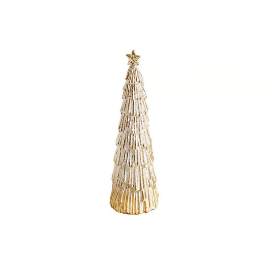 MS - Medium Snowy Tree Figurine