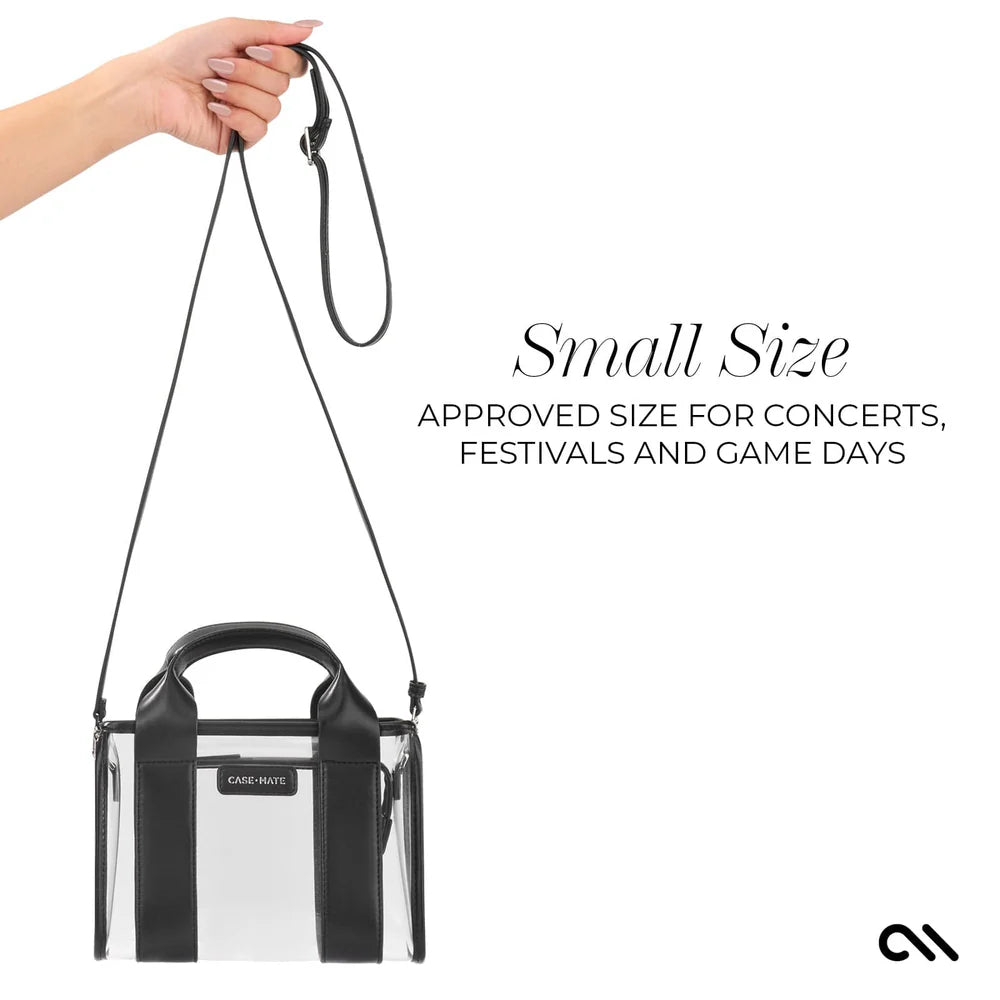 Case-Mate : Midnight Black Clear Stadium Bag