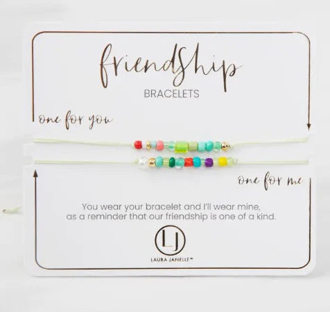 Mint Seed Bead Friendship Bracelet