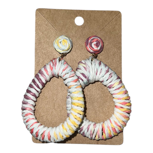 Multi-Colored Teardrop Earrings