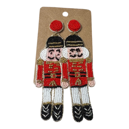 Nutcracker Beaded Earrings