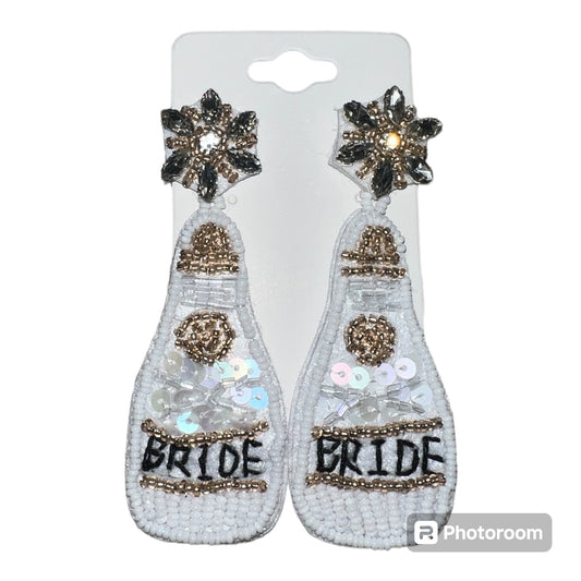 Bride Bottle Earrings