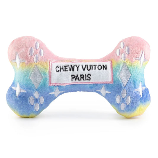 Small Pink Ombre Chewy Vuiton Bone Toy - Ascension Golf Carts, LLC