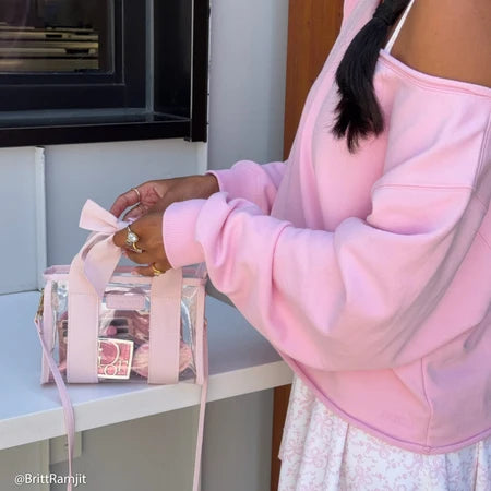 Case-Mate : Ballet Pink Bow Clear Stadium Bag