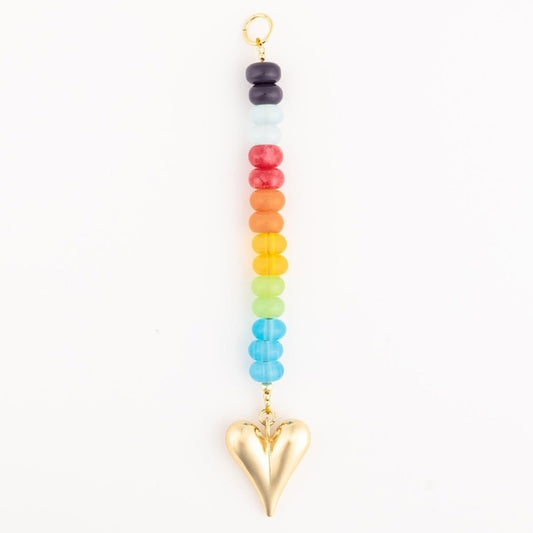 MM - Radiant Heart Bag Charm
